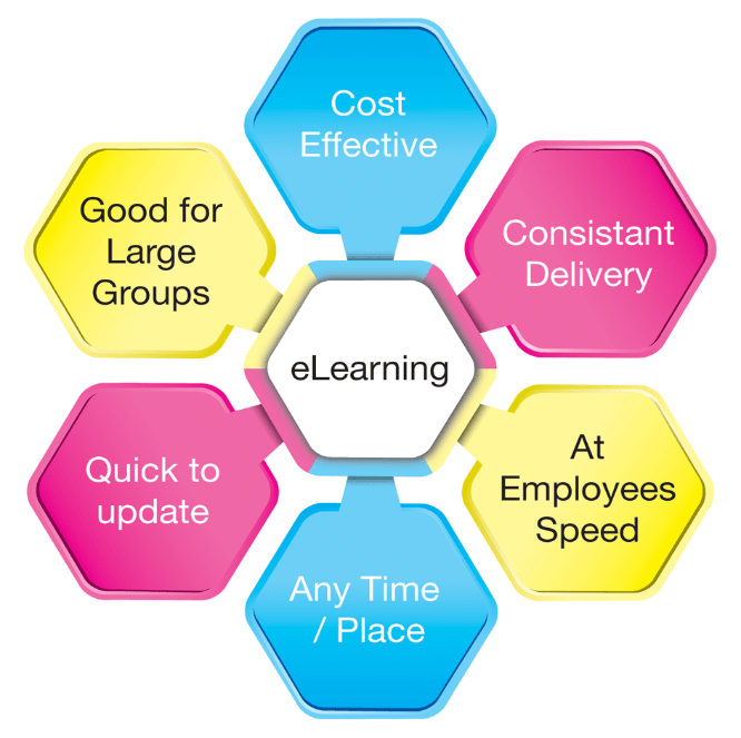 e learning solutions quick to update cost effective good for large groups